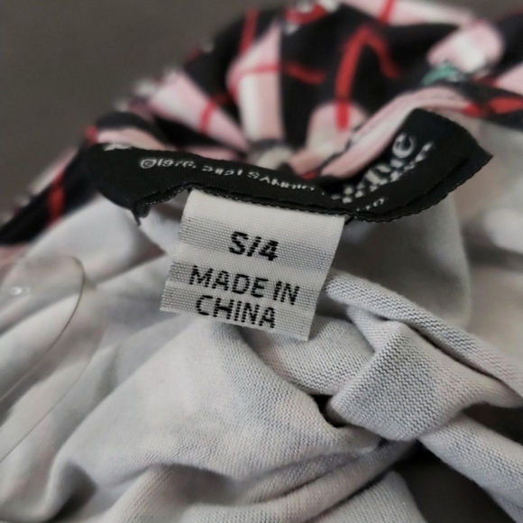 Hello Kitty x Unique Vintage Plaid Long-Sleeve Dress | Size 4 | Holiday Retro - Picture 5 of 5